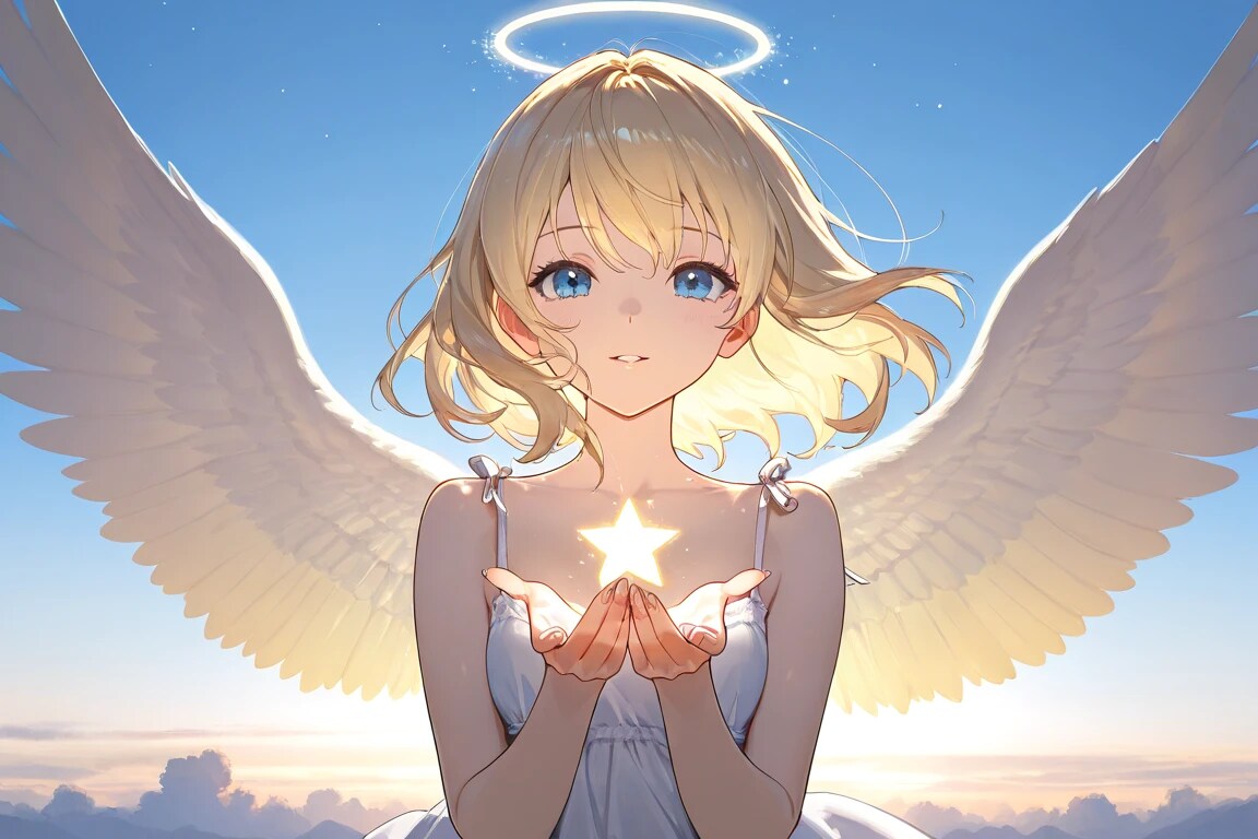天使族の美しい瞬間