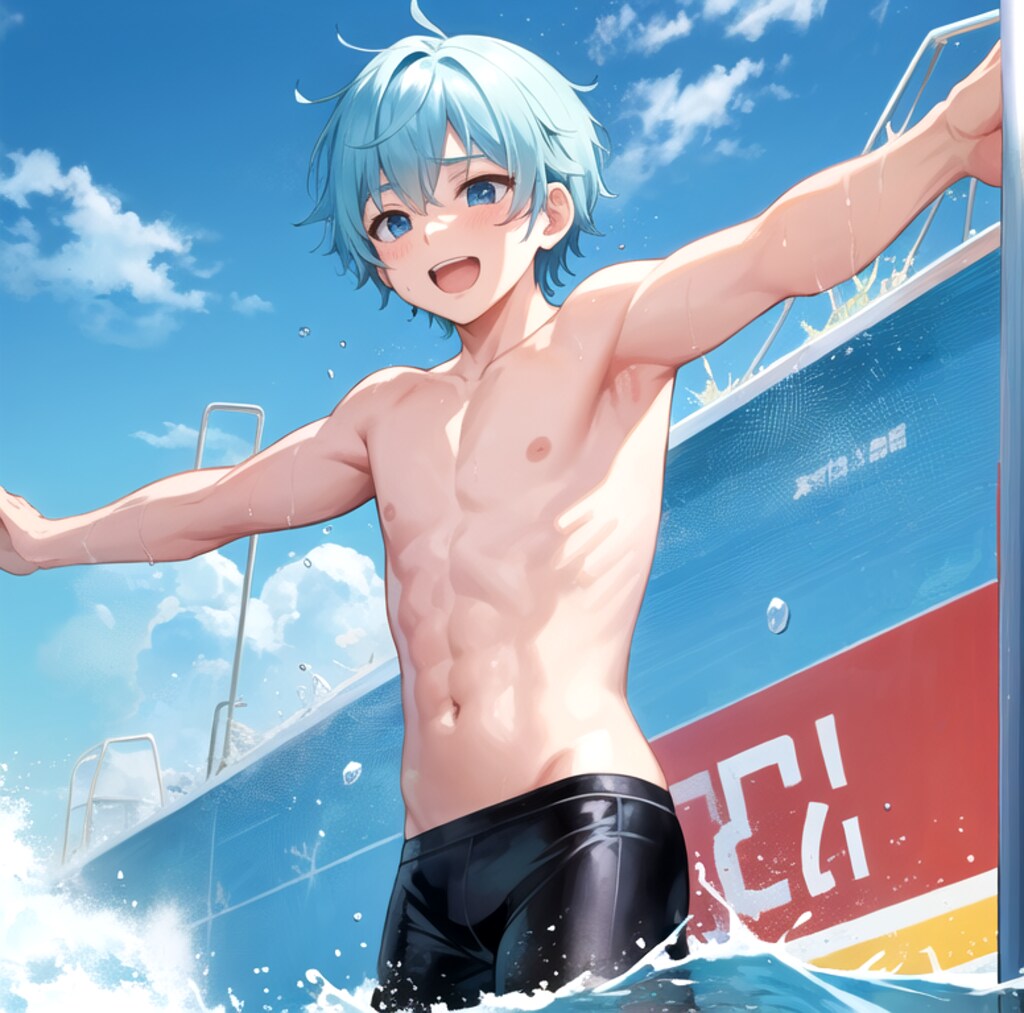 水遊びって楽しー