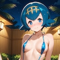 水着姿のスイレンちゃん 4枚目