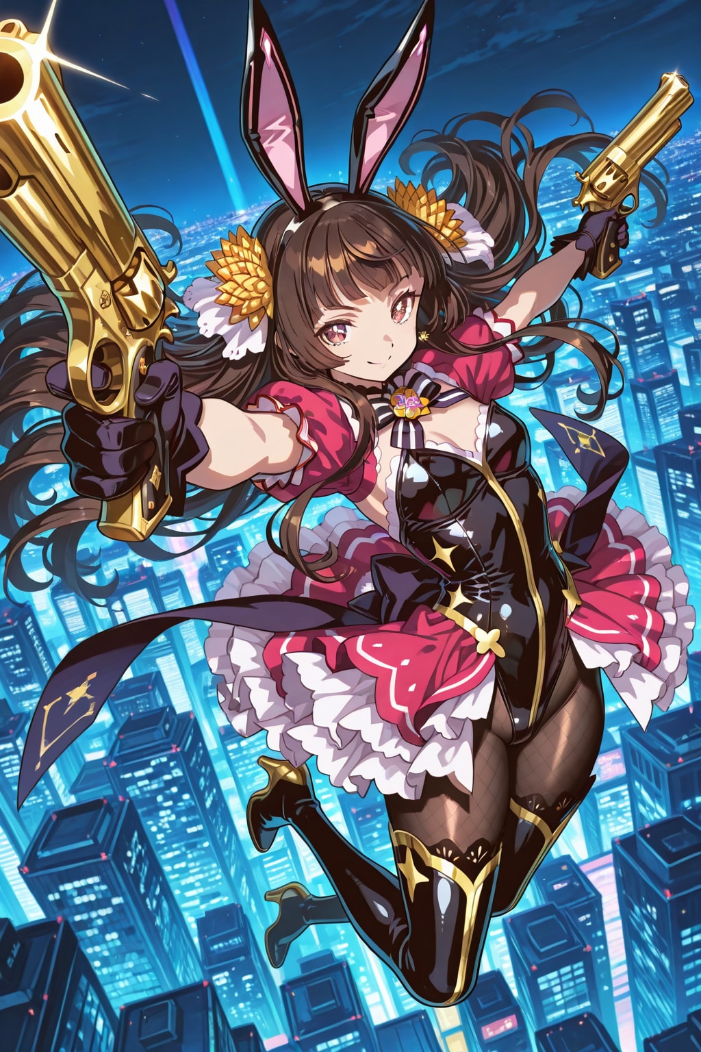 逃げてもムダだよ？ーーバニーガール魔法少女