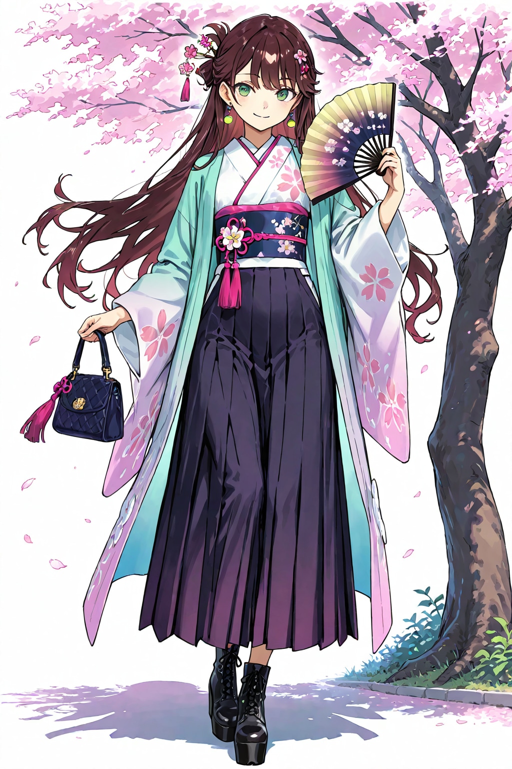 和風少女 | の人気AIイラスト・グラビア