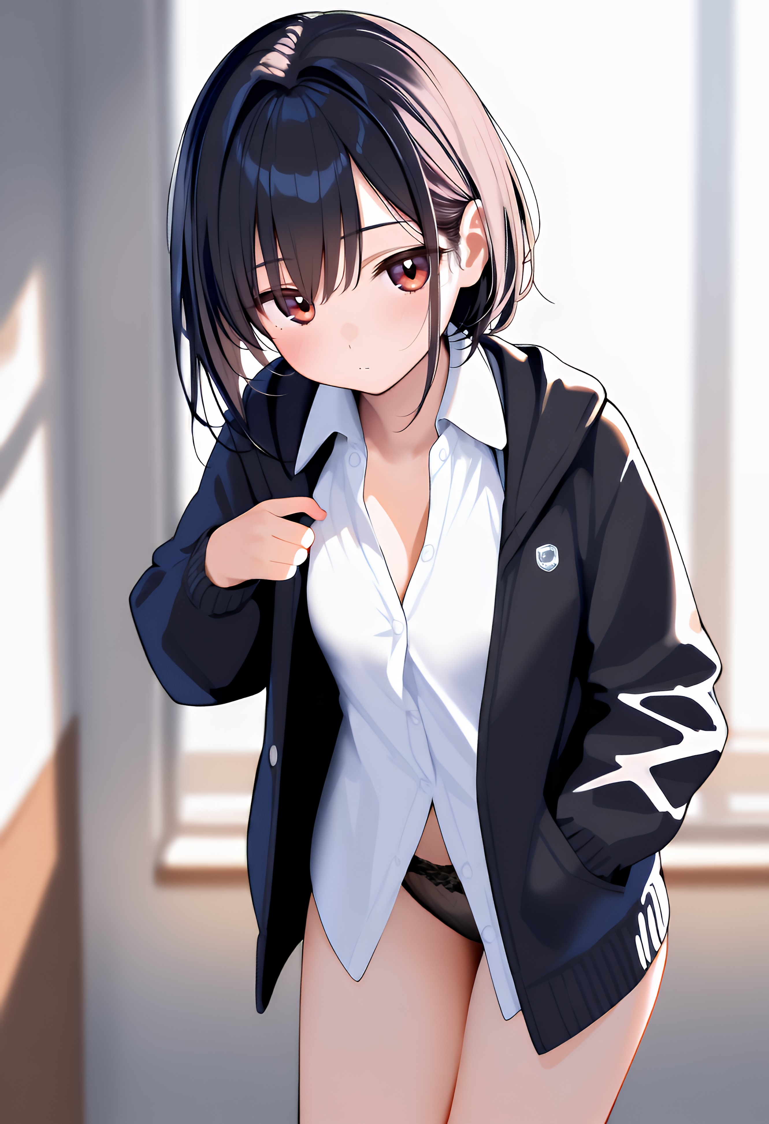 脱ごうとしてた