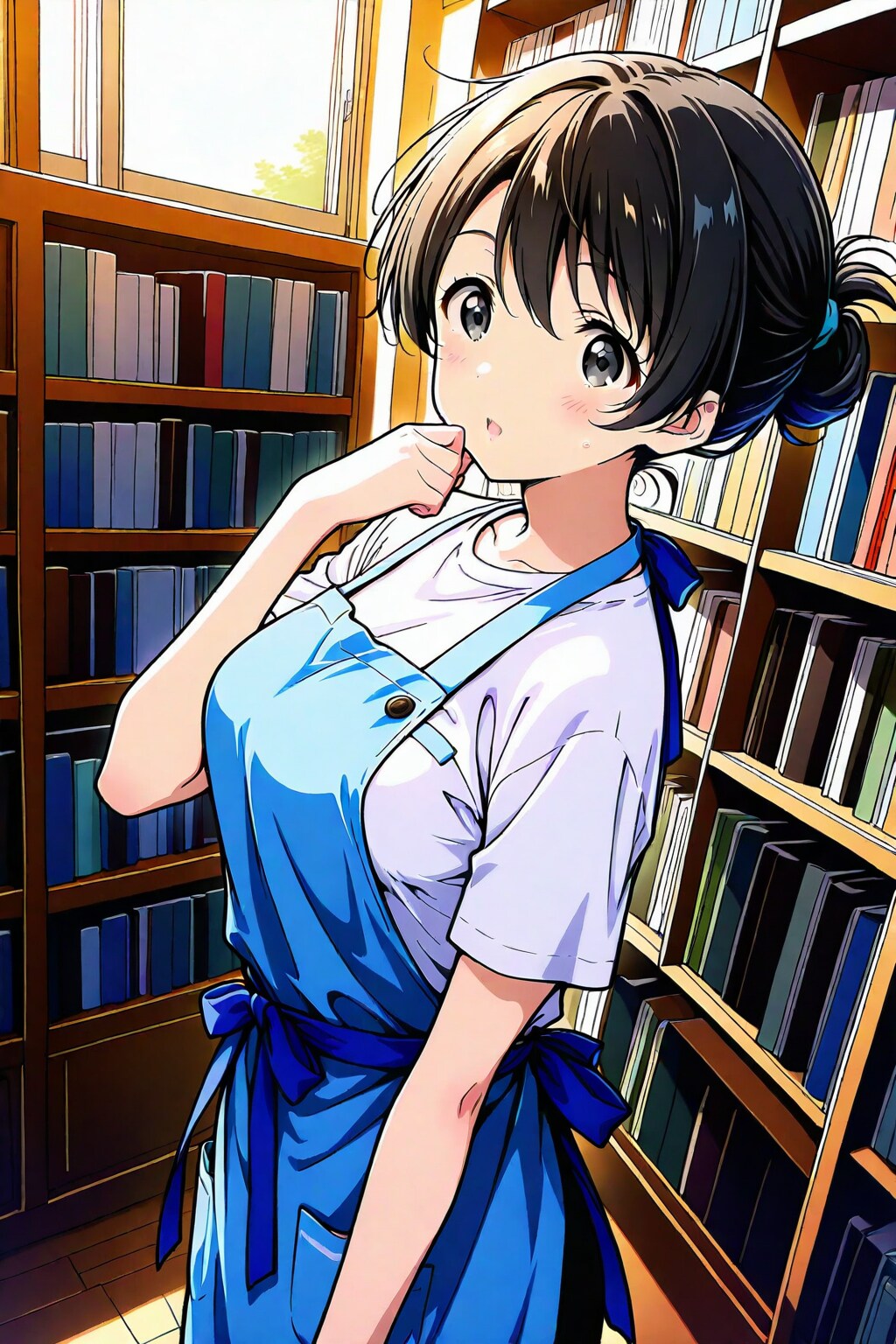 いとこの姉ちゃんの職場の図書館にこっそり遊びに行ったら、昨日（お風呂S●X）の今日だったから、微妙なリアクションになるいとこの姉ちゃん