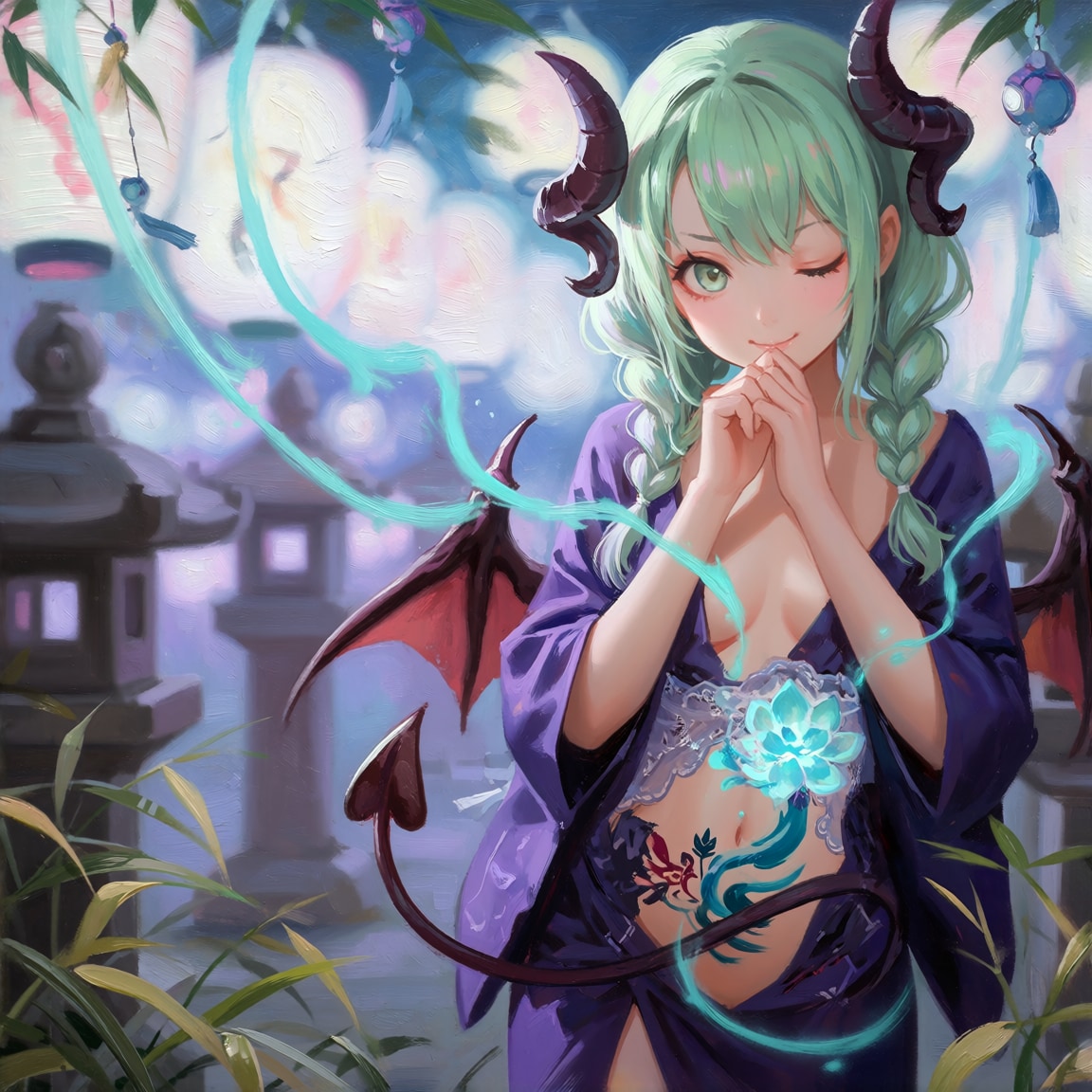 提灯と淫魔