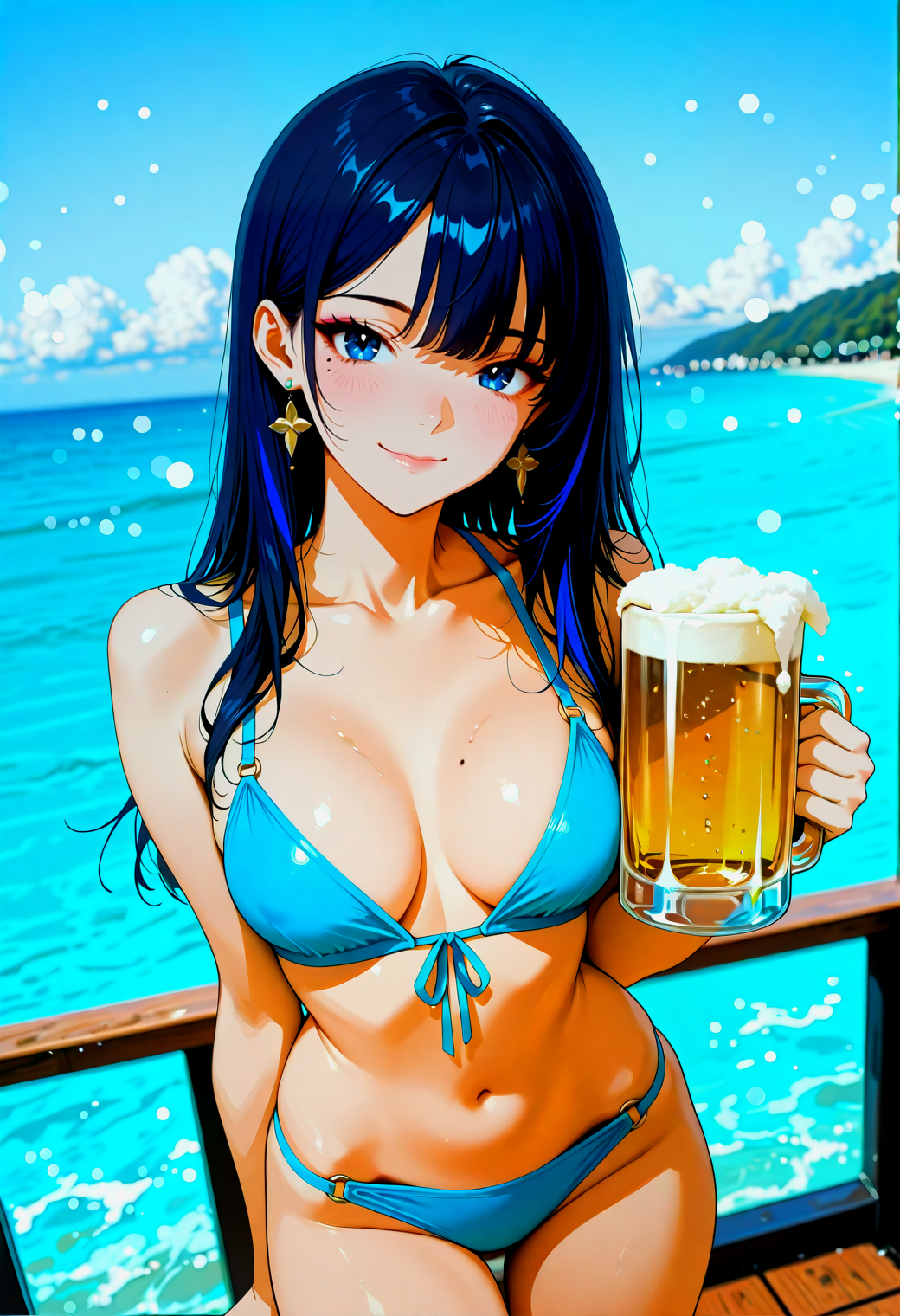 喉が鳴ったら、それが真夏の合図。私の特等席で乾杯しよ？