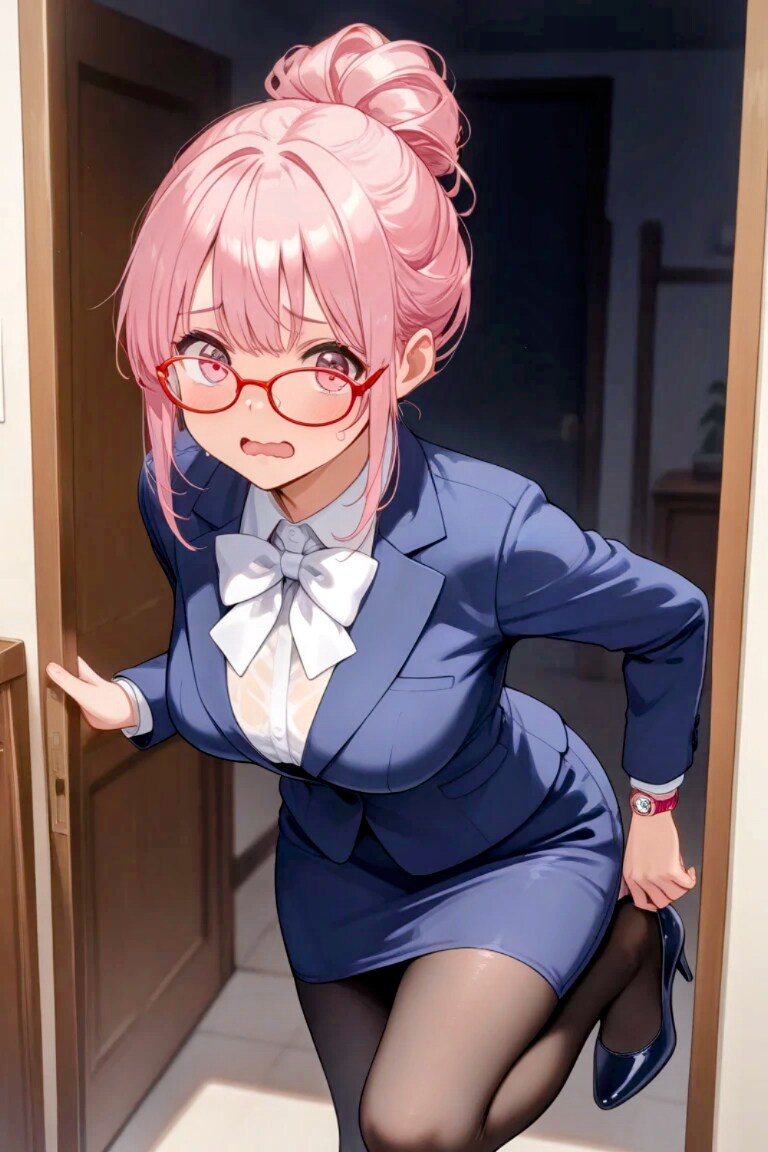 遅刻するぅ💦 | の人気AIイラスト・グラビア