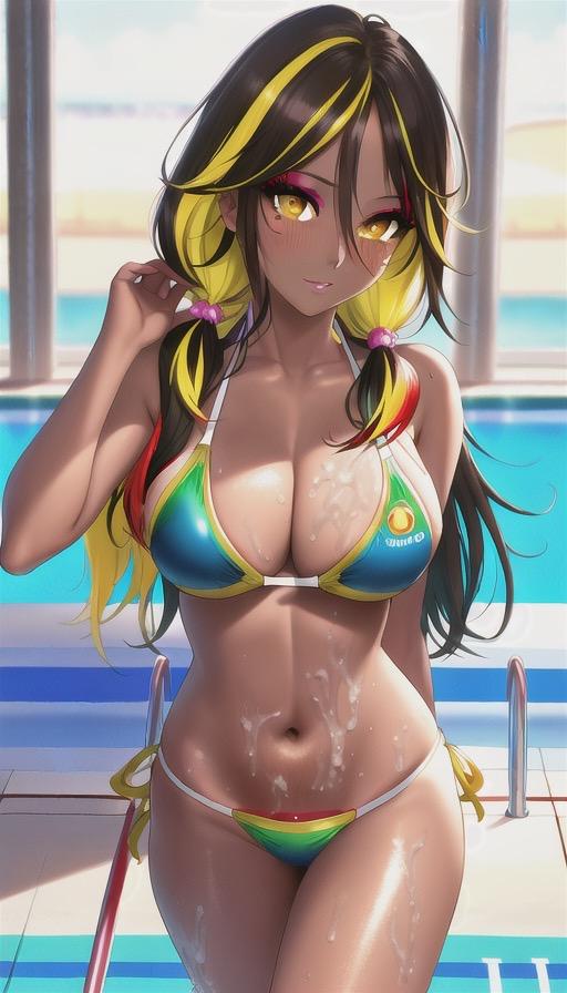 褐色ビキニギャル43