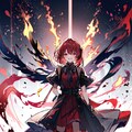 赤髪ちゃん、戦闘モード 5枚目