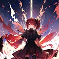 赤髪ちゃん、戦闘モード 4枚目