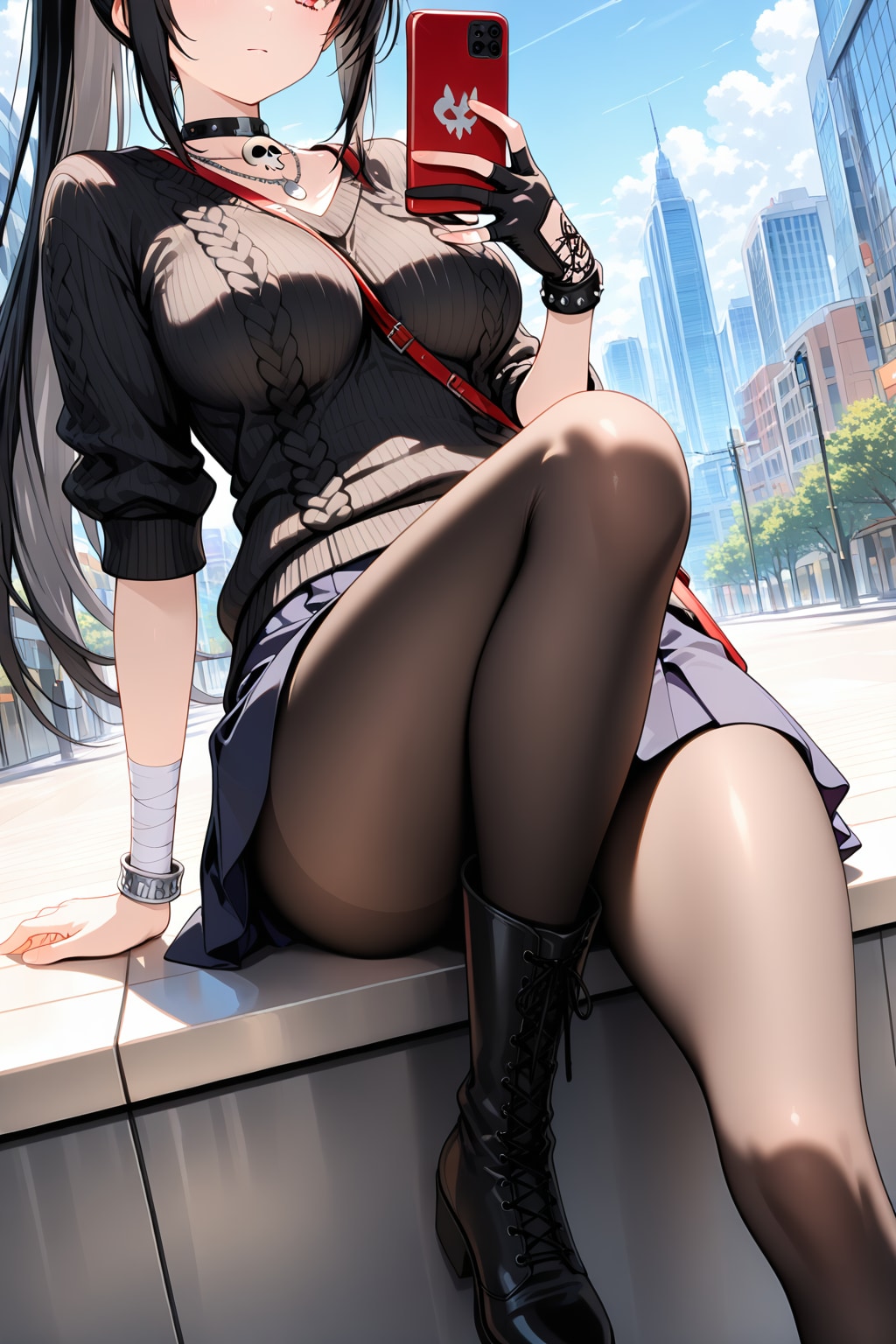 厨二病が完治しなかったお姉さん | の人気AIイラスト・グラビア