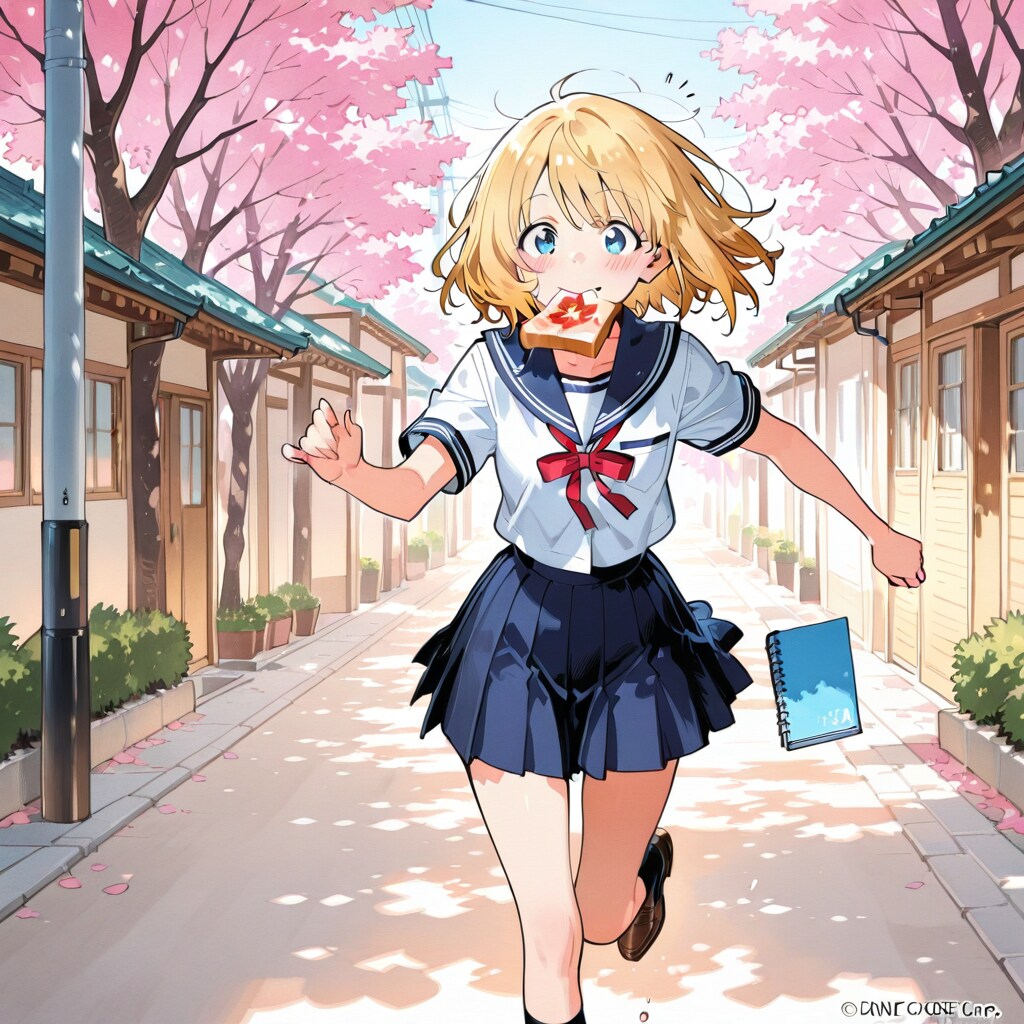 新学期早々 | の人気AIイラスト・グラビア