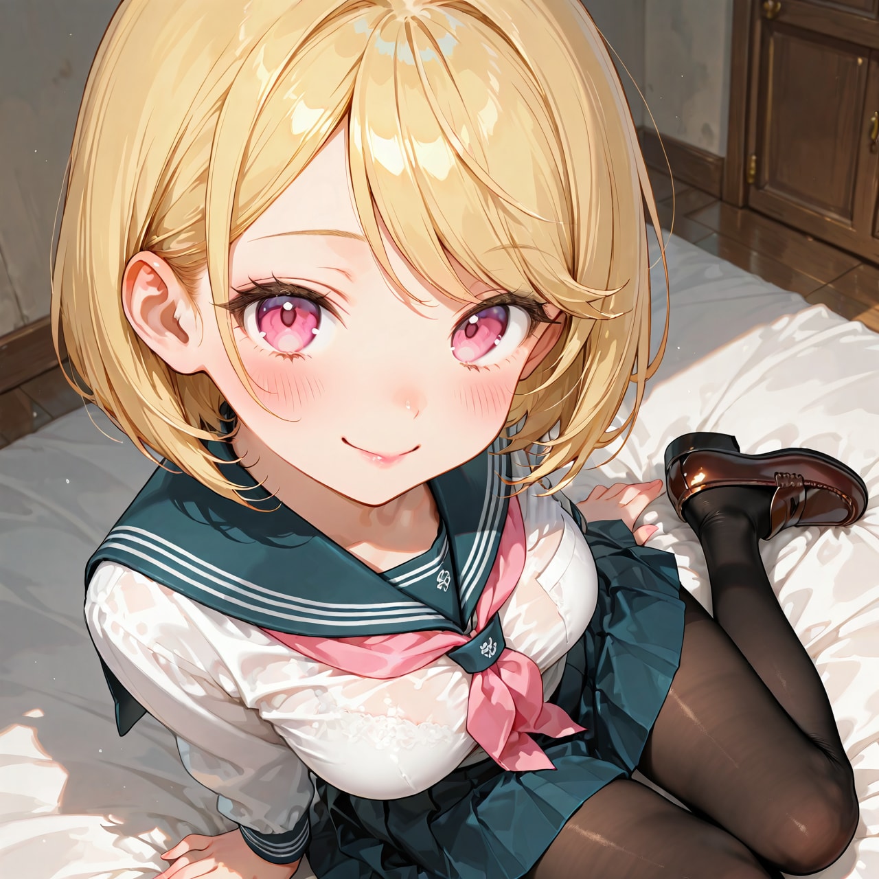 部屋に来た同級生 | の人気AIイラスト・グラビア