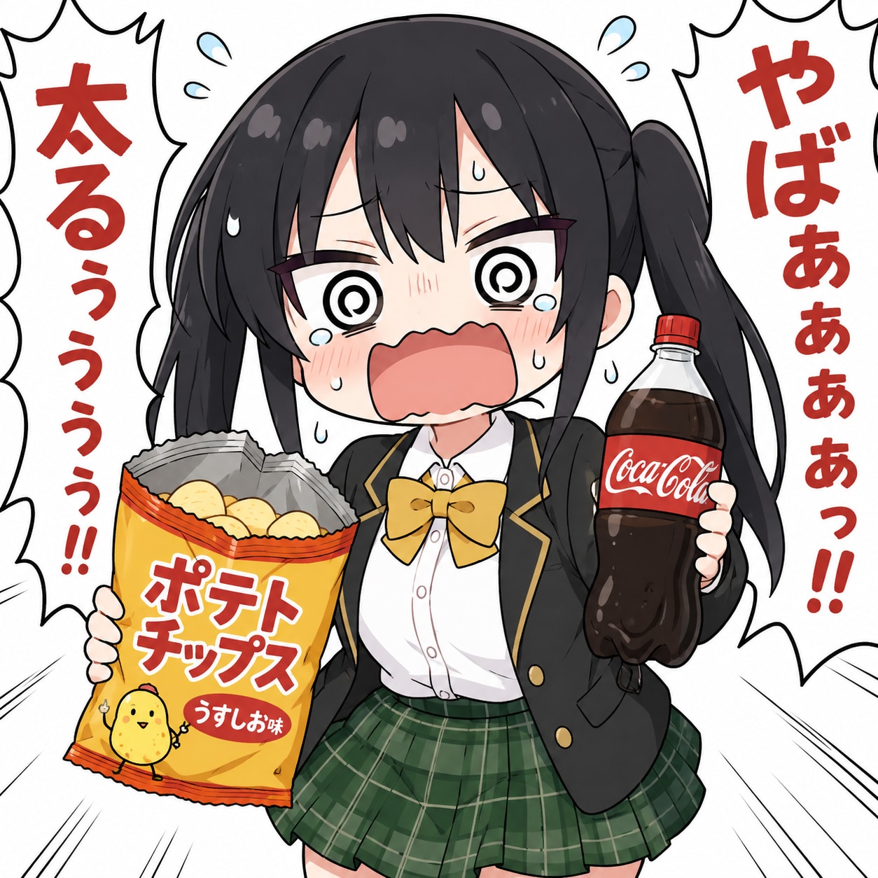 カロリーを気にする瑛子ちゃん