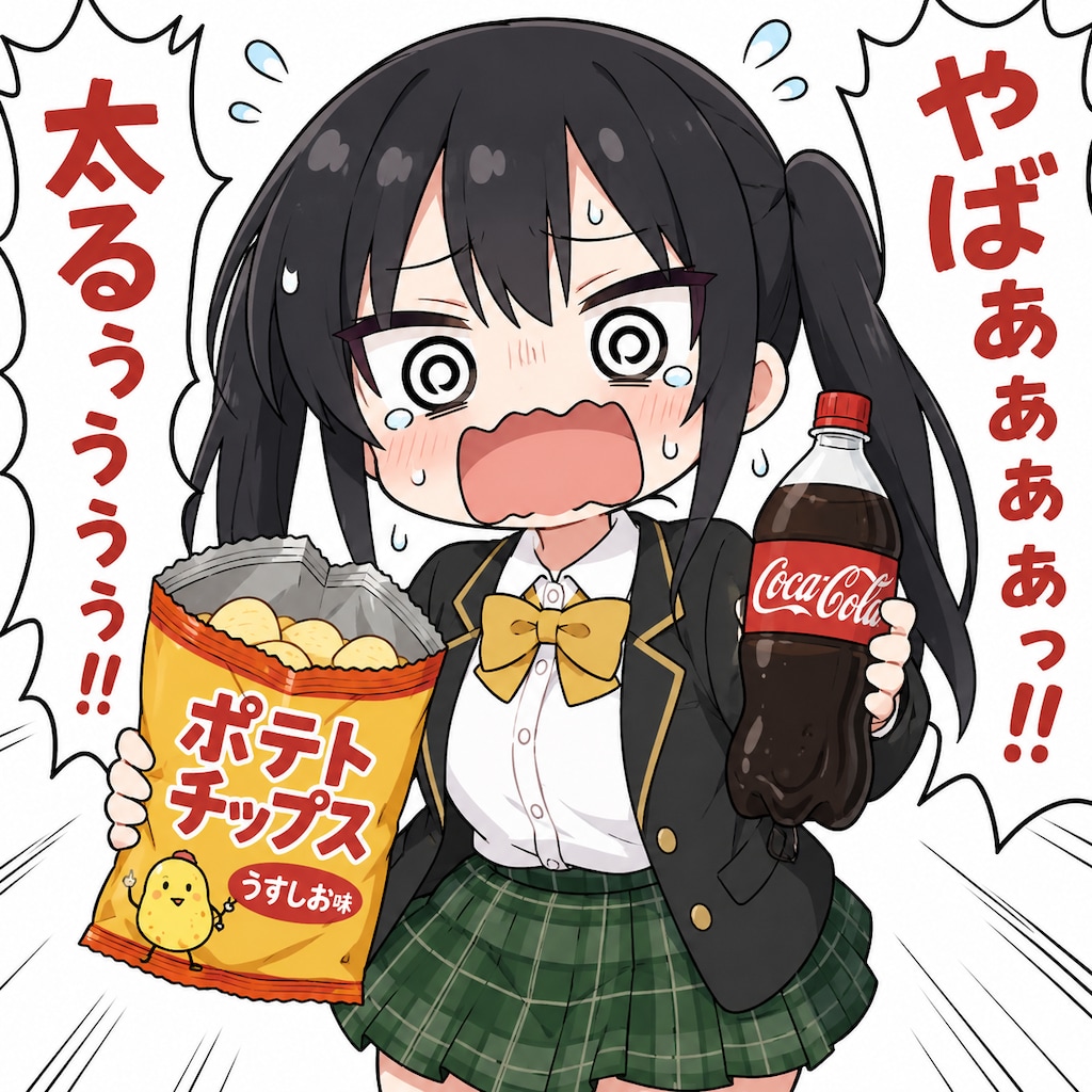 カロリーを気にする瑛子ちゃん