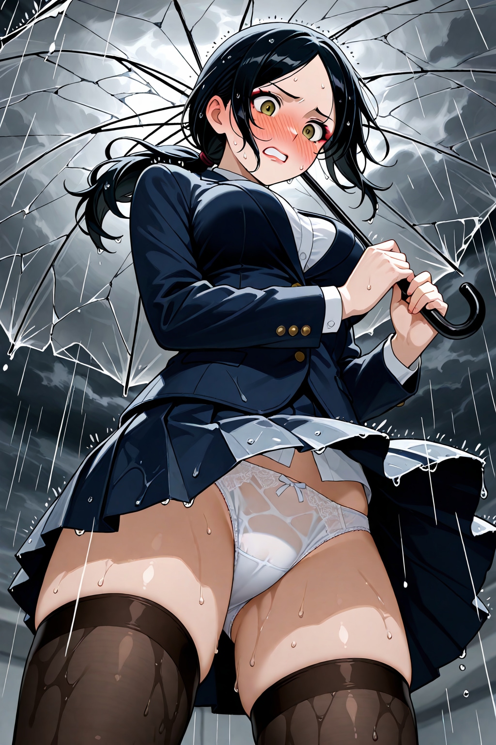 台風でも出社