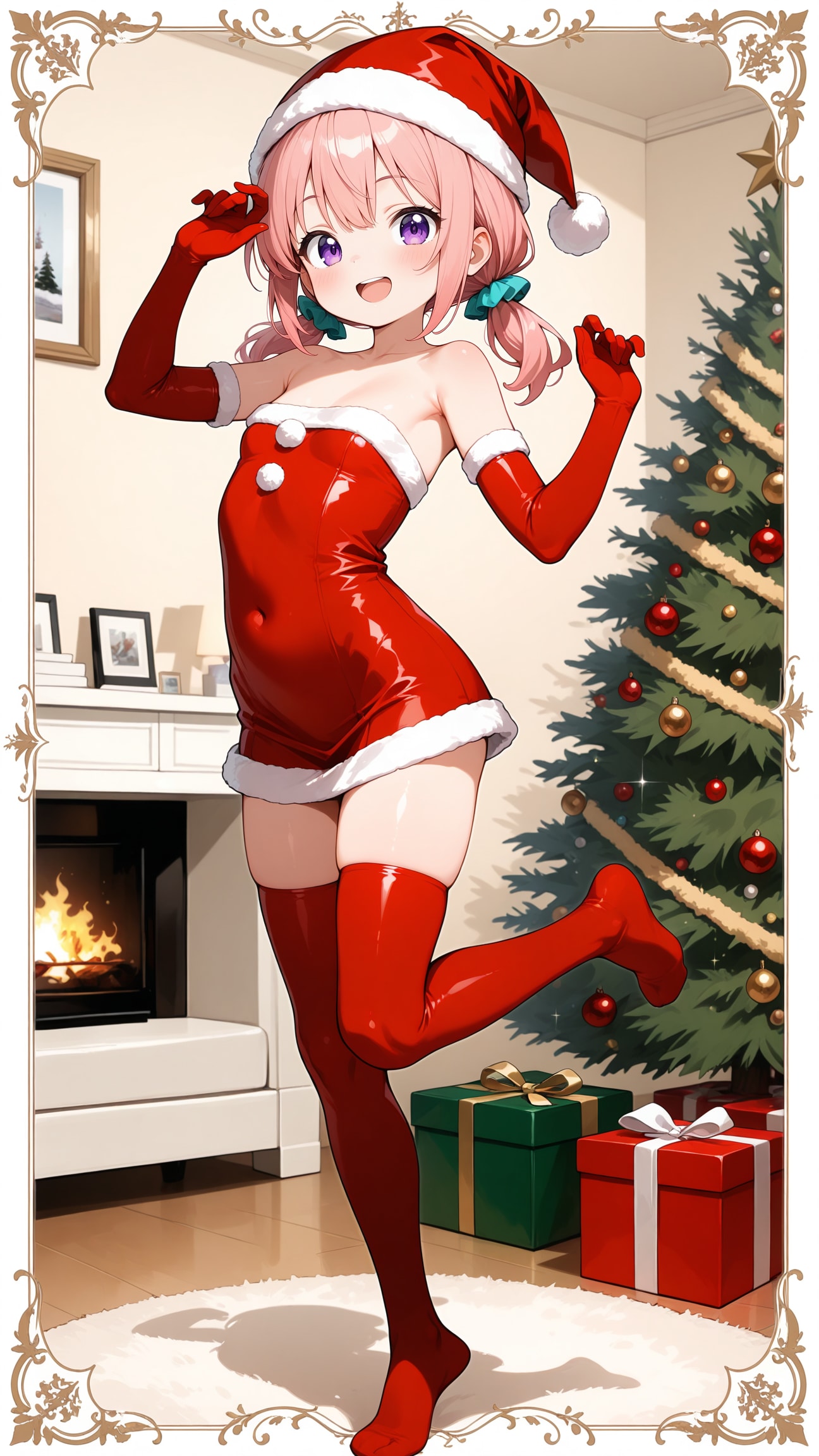 おにーちゃん、クリスマスだよ♪ | の人気AIイラスト・グラビア