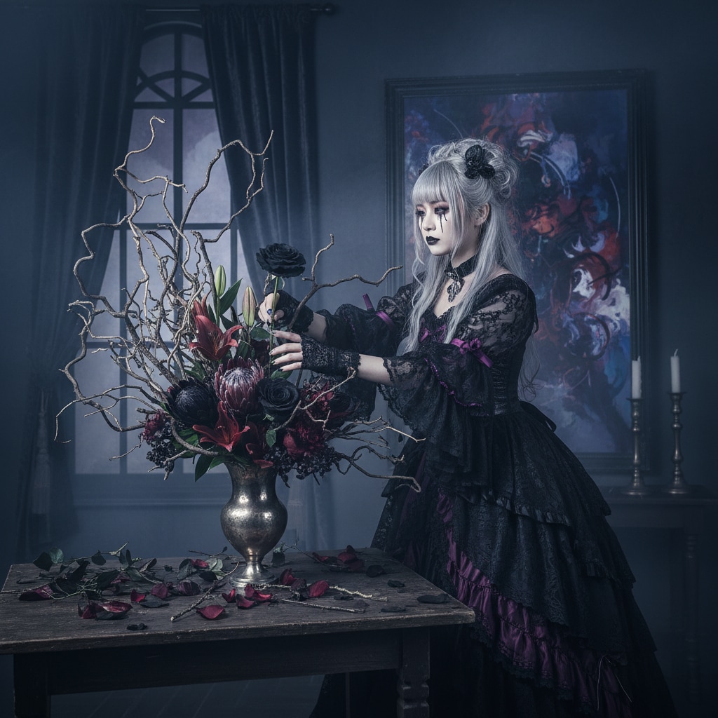 ゴスロリ活け花師ナノバナナ