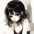 黒目黒髪さん 7枚目
