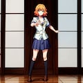 華麗なるスタイルと魅力！暗殺教室の倉橋陽菜乃のモデル風学生服姿 3枚目