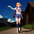 華麗なるスタイルと魅力！暗殺教室の倉橋陽菜乃のモデル風学生服姿 5枚目