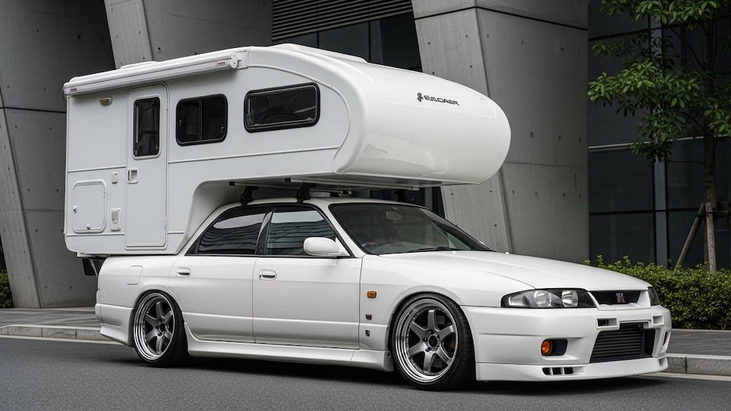 スカイラインR33キャンピングカー
