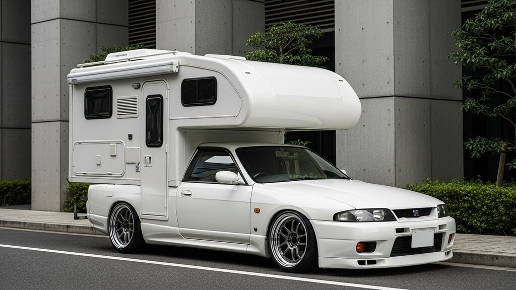 スカイラインR33キャンピングカー
