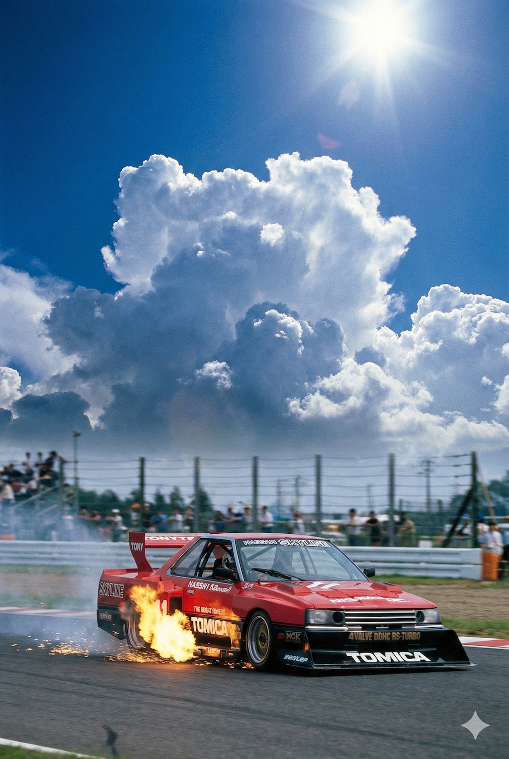 真夏のスーパーシルエット