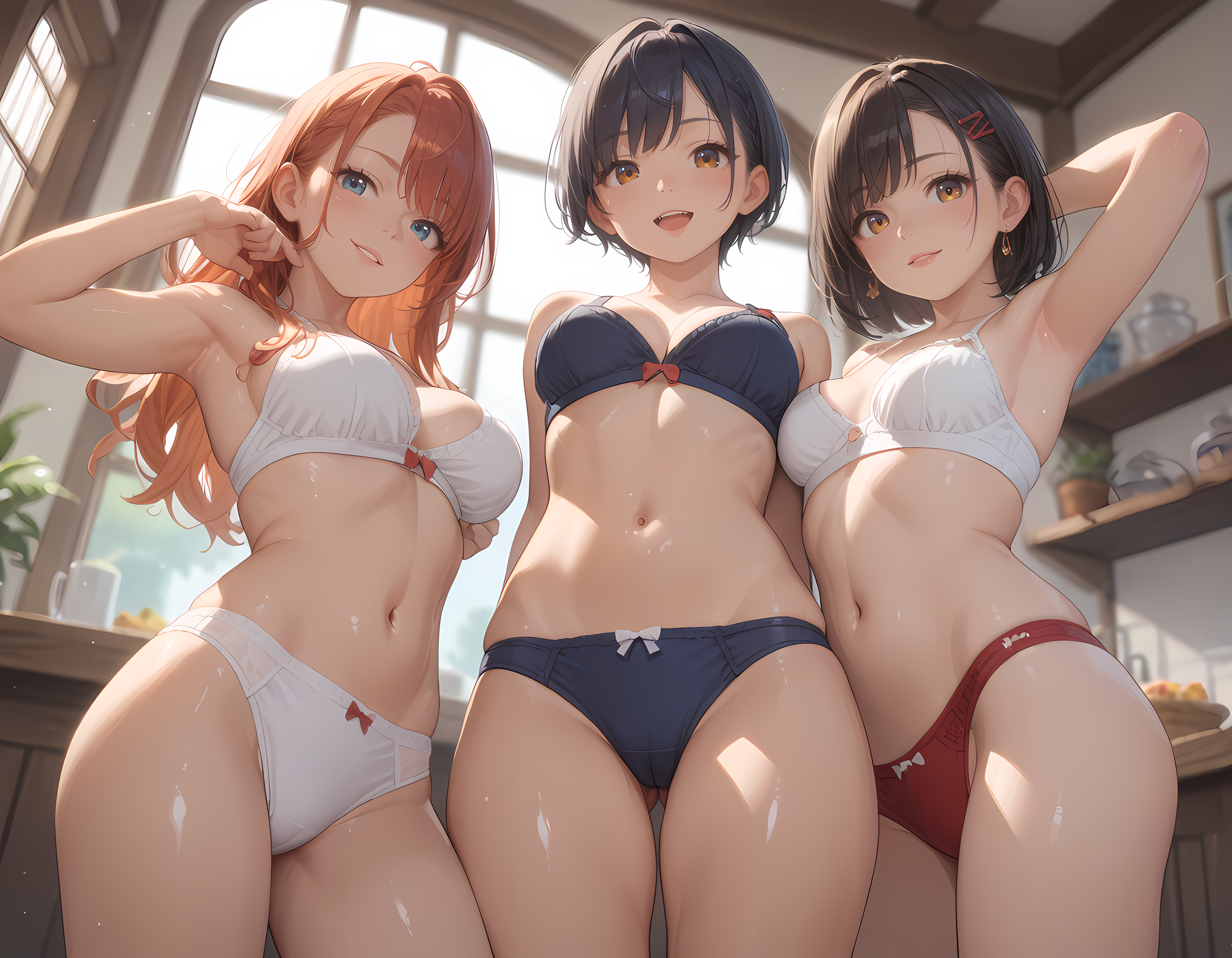 ハーレム野郎は朝から忙しい