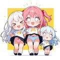仲良しちゃんのパンチラ 2枚目