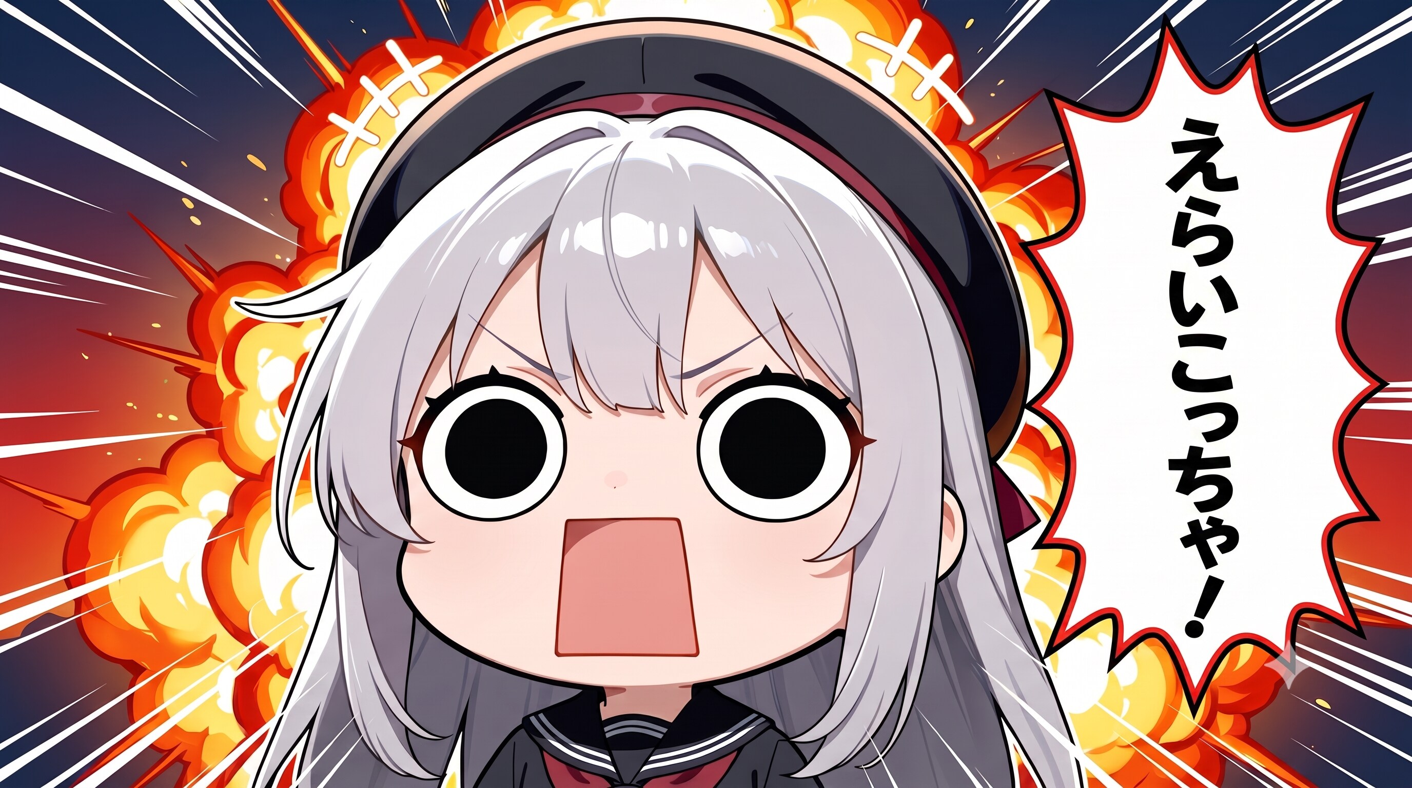 爆発えらいこっちゃ嬢