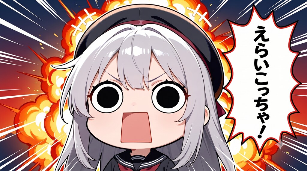 爆発えらいこっちゃ嬢