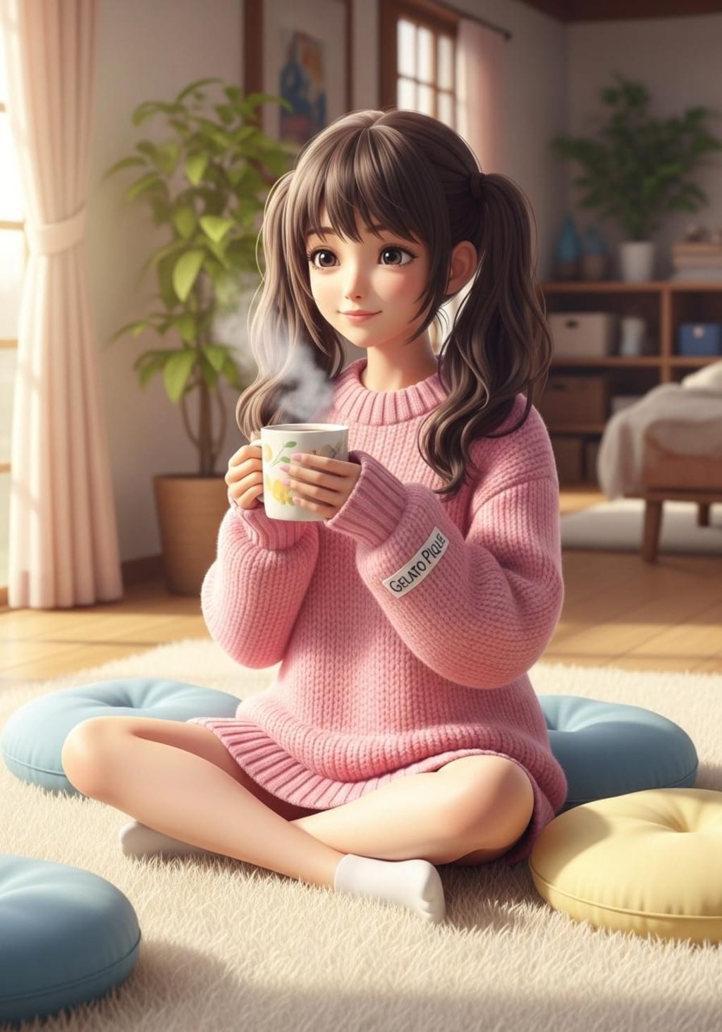 ジェラピケ風女子