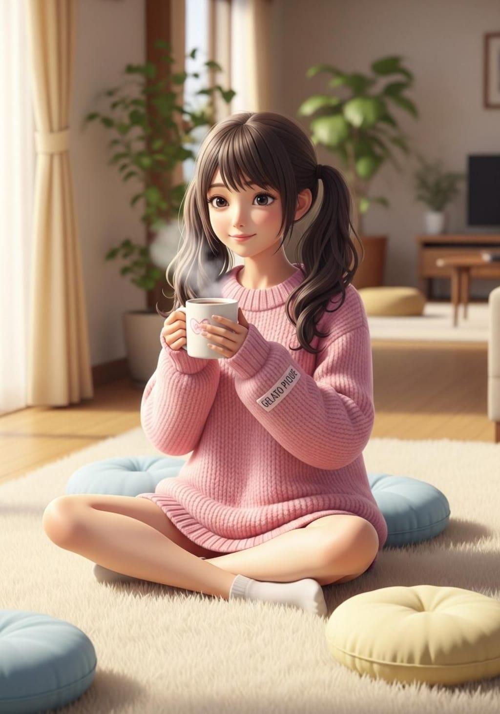 ジェラピケ風女子