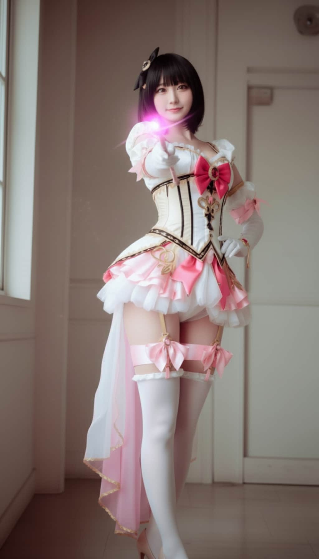 ピンクの魔法少女