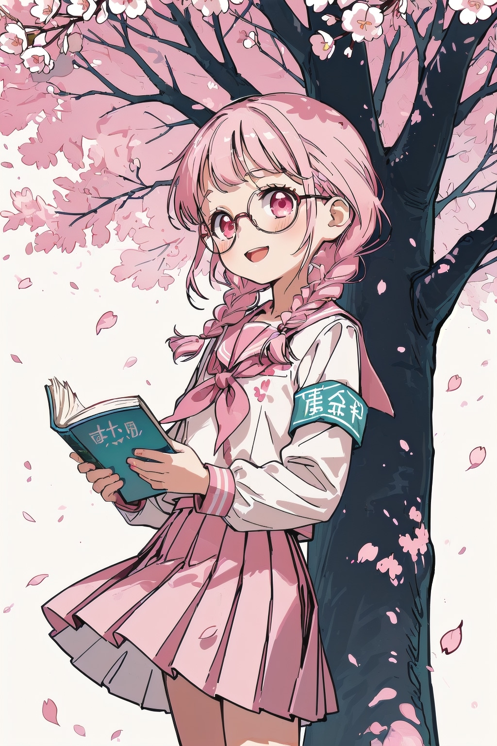 フラットカラーお試し委員長ちゃん
