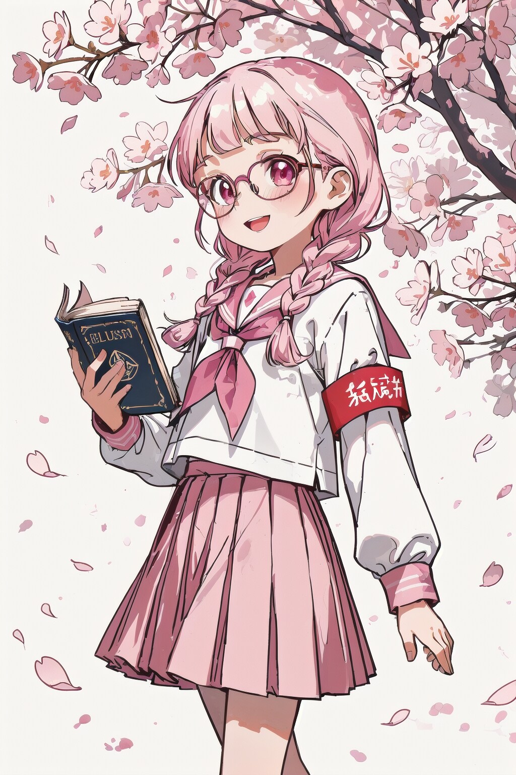 フラットカラーお試し委員長ちゃん