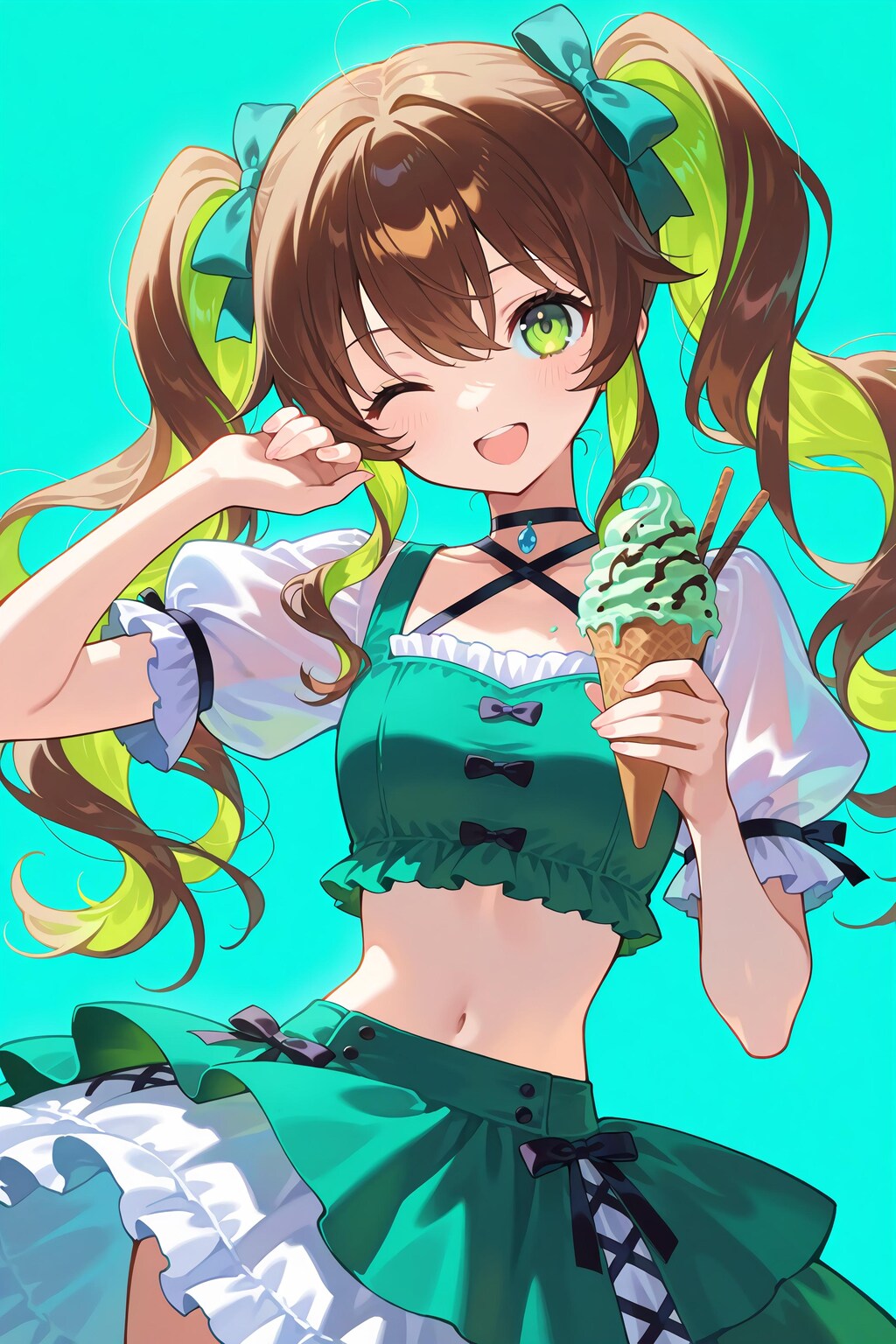 チョコミントカラー