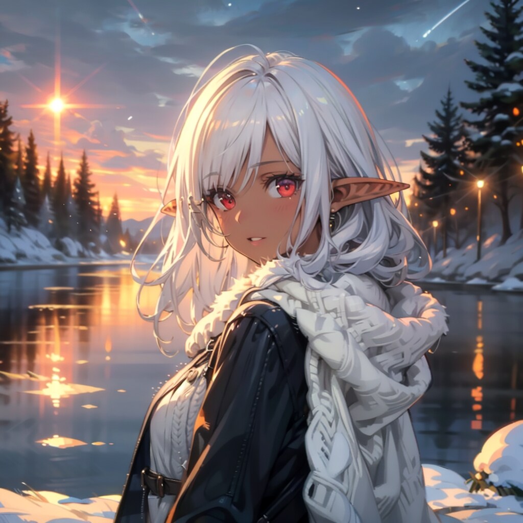 冬のダークエルフ