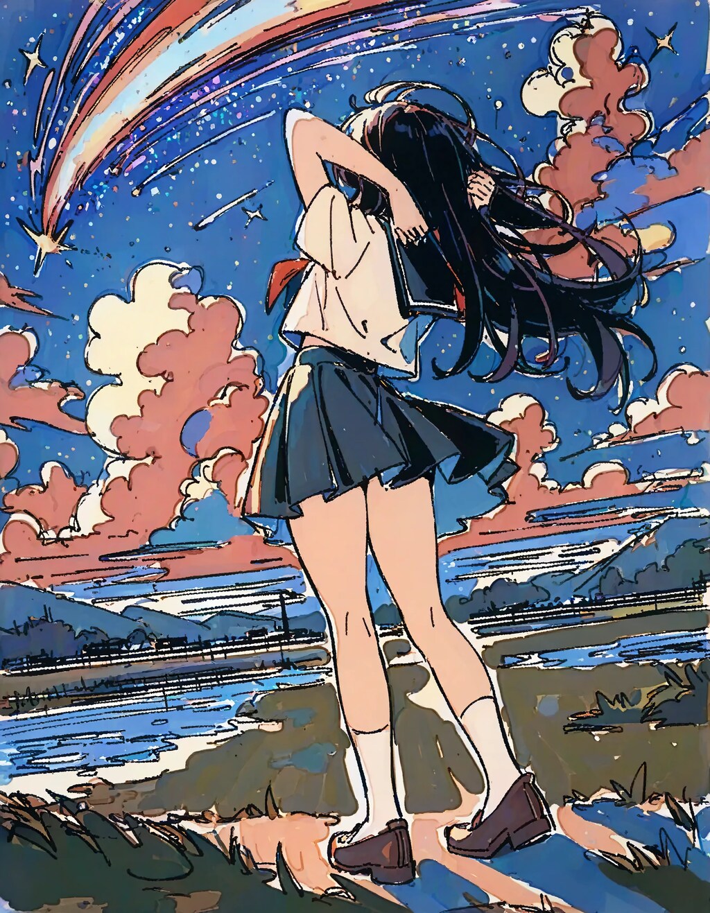 Meteor Shower Serenity