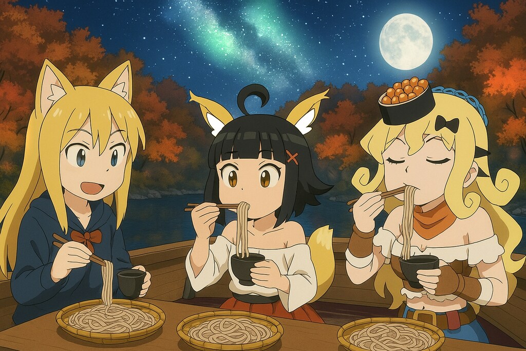 そばつゆの使い方を覚えた多種族