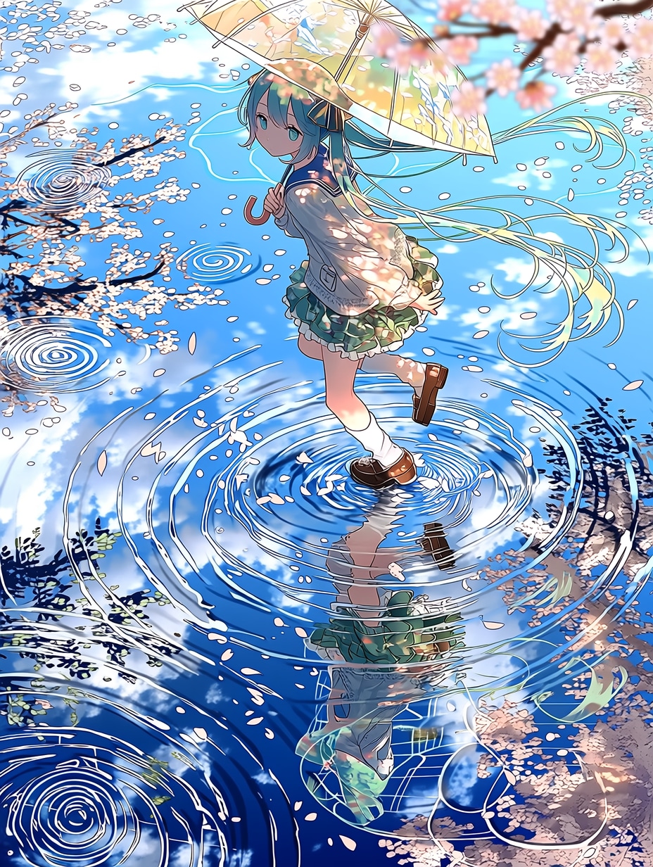 花時雨 | の人気AIイラスト・グラビア