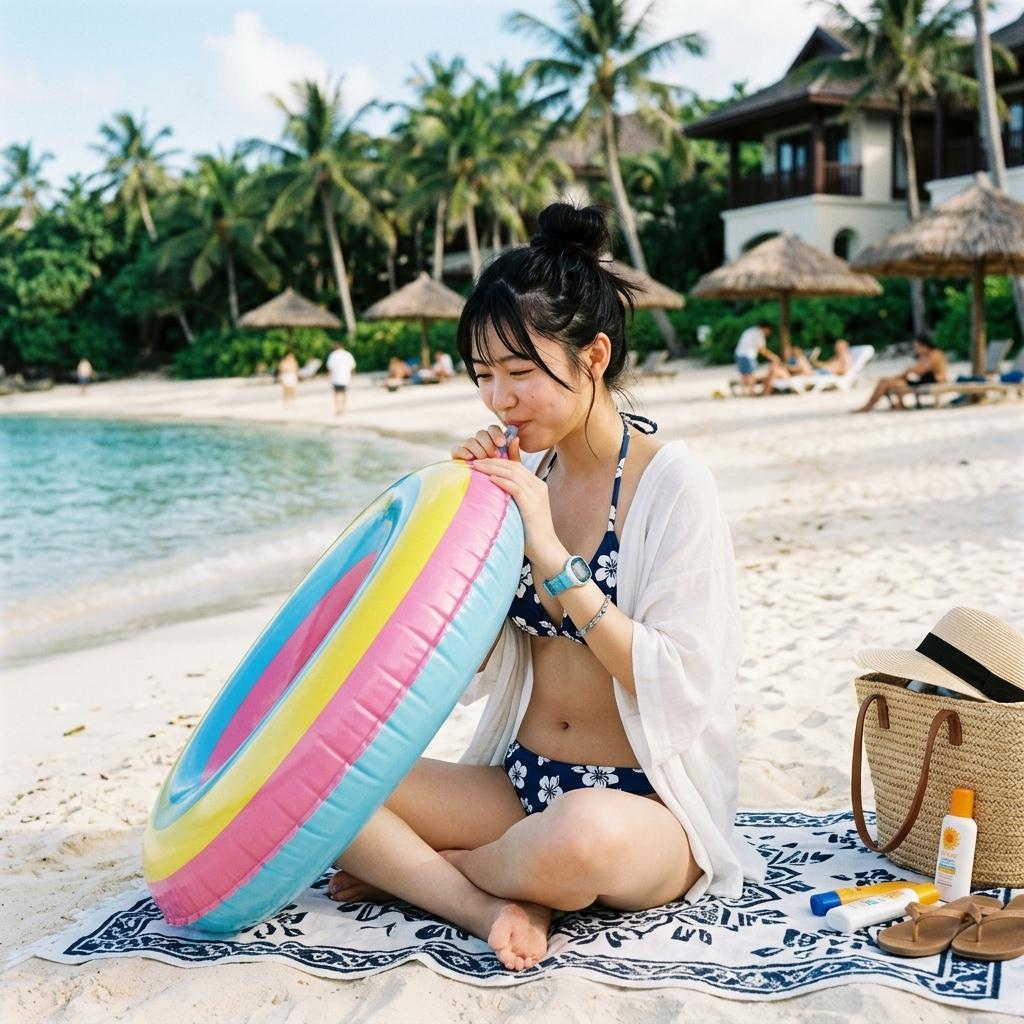 南国のビーチ