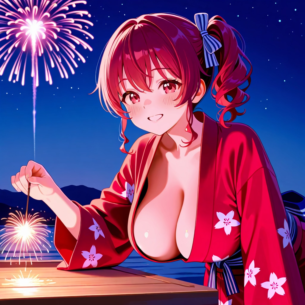 赤リボンちゃんと夏祭り