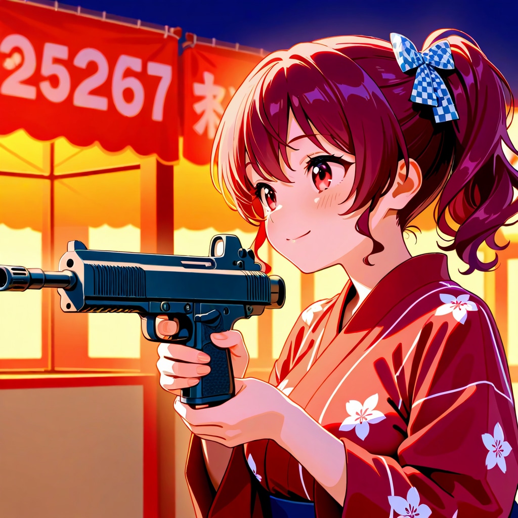 赤リボンちゃんと夏祭り