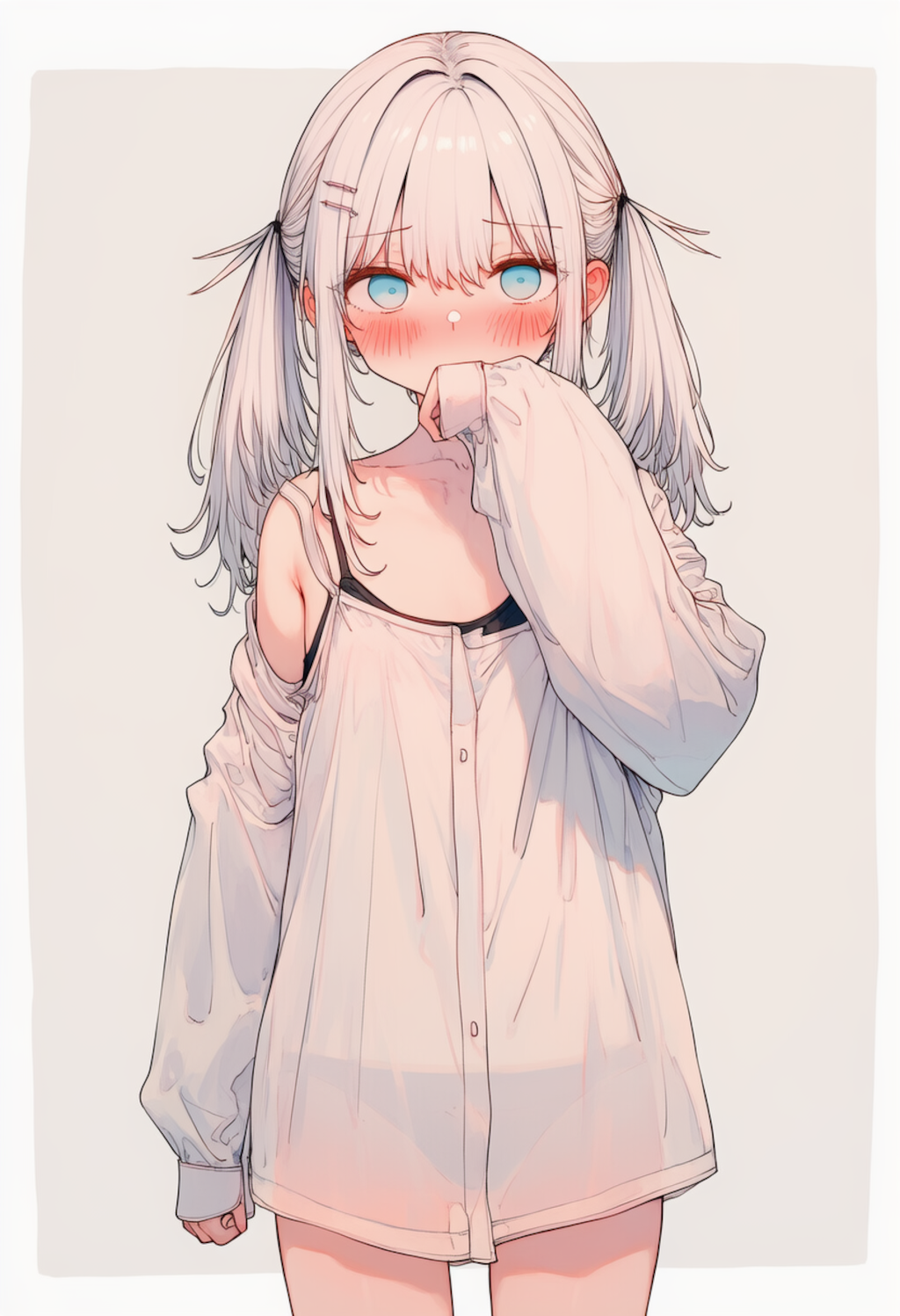 透けて見える彼シャツアリアちゃん_0422