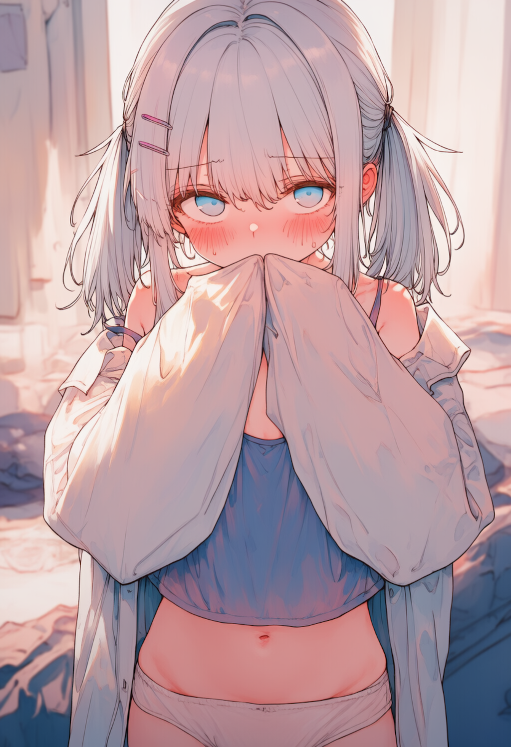 透けて見える彼シャツアリアちゃん_0422