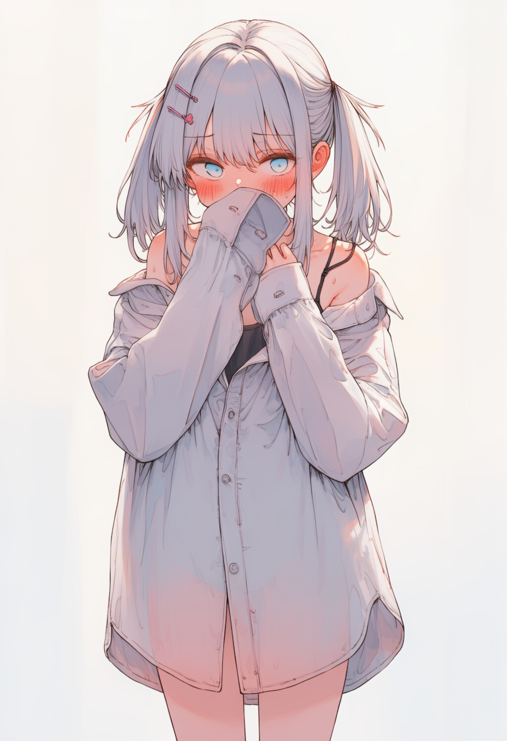 透けて見える彼シャツアリアちゃん_0422