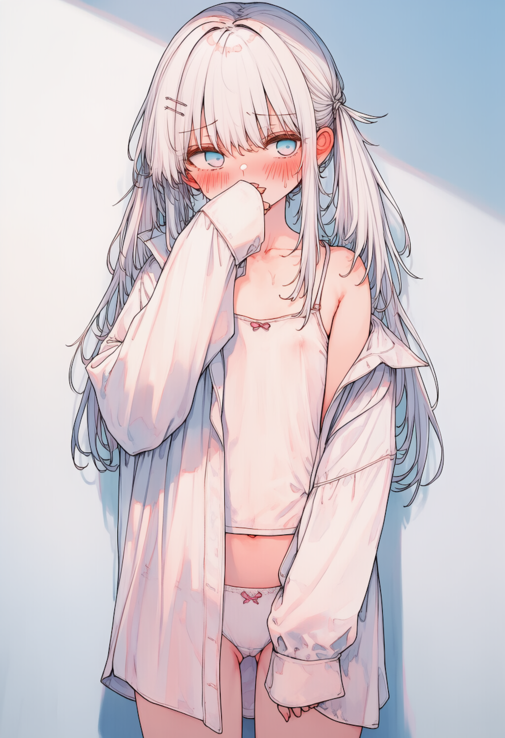 透けて見える彼シャツアリアちゃん_0422