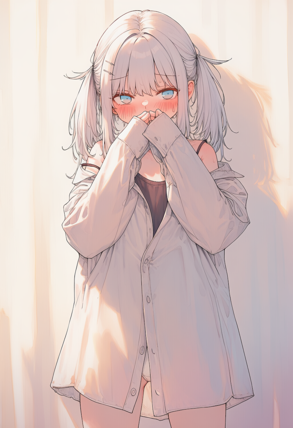 透けて見える彼シャツアリアちゃん_0422