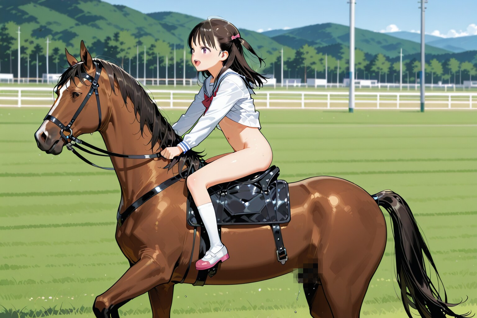 お馬さん早い早い